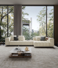 Stylish Office Sofa Set with Fabric Design