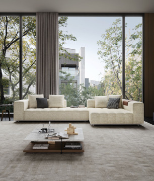 Stylish Office Sofa Set with Fabric Design