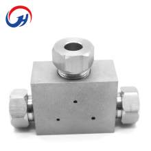 High pressure direct drive water pump vertical three-way