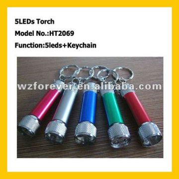 5 LED Torch Keychain