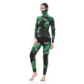 Seaskin -Damen Zwei Teile Camo Neopren Speerfischung mit Neoprenanzügen