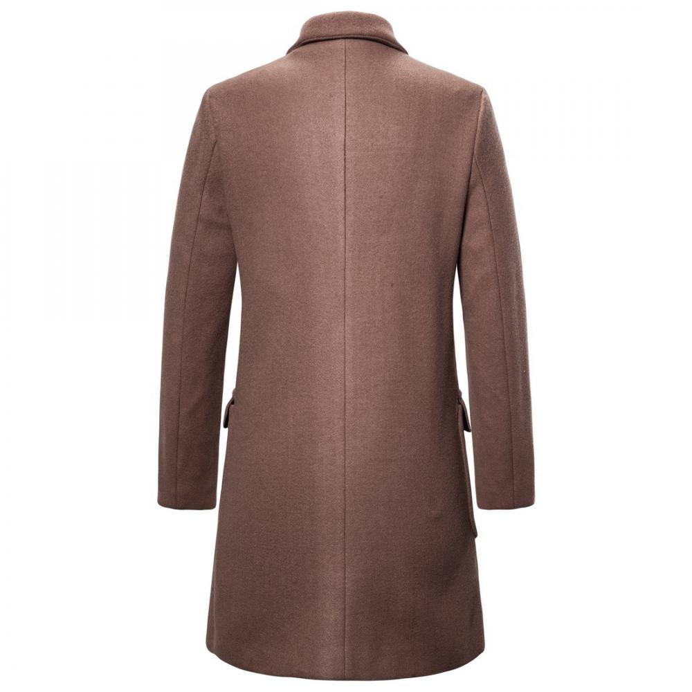 Wool Coat Mens Double Breasted