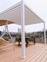 Miranda Louvered PergolaPull-Down Screen