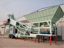 Free foundation Mobile Concrete batch Plant