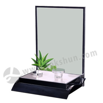 Mirror Effect Custom Acrylic Makeup Display Stand Desktop Cosmetic Display Rack Cosmetic Organizer