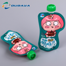 Customized Plastic Packaging Beverage Pouch with Spout