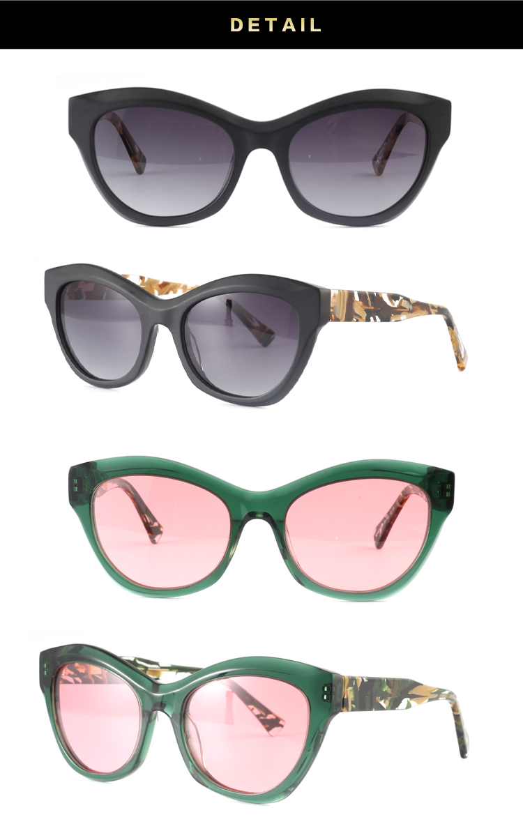 Fashion Uv400 Acetate Shades Sunglasses