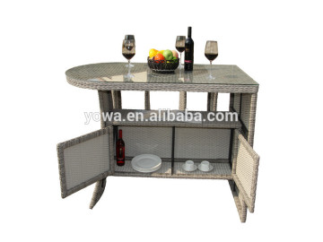 Outdoor &Indoor rattan bar set
