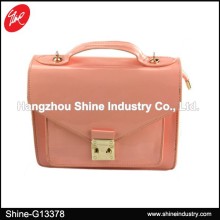 Summer Lady Handbag/Candy Color Satchel Bag/High Quality Faux Leather Crossbody Bag