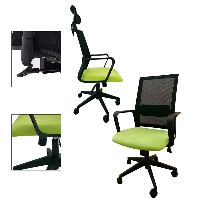 Adjustable Swivel Mesh Office Chairs Conference Room Sliding High Back Executive Office Chairs