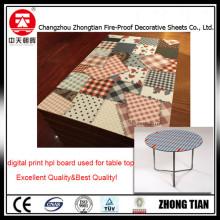 customized digital print hpl counter high pressure compact laminate board