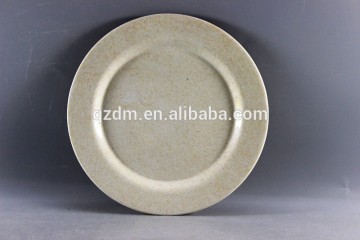 Bamboo Fiber Melamine Dinner Plate Plastic Side Plate
