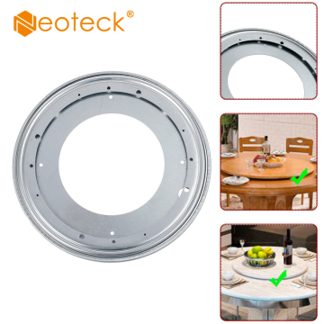 Neoteck Lazy Susan Bearing 12 Inches Aluminum Ball Bearing Turntable Bearings Swivel Plate Round Turntable Rotating