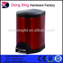 Stainless Steel Step Waste Bin Plastic Lid