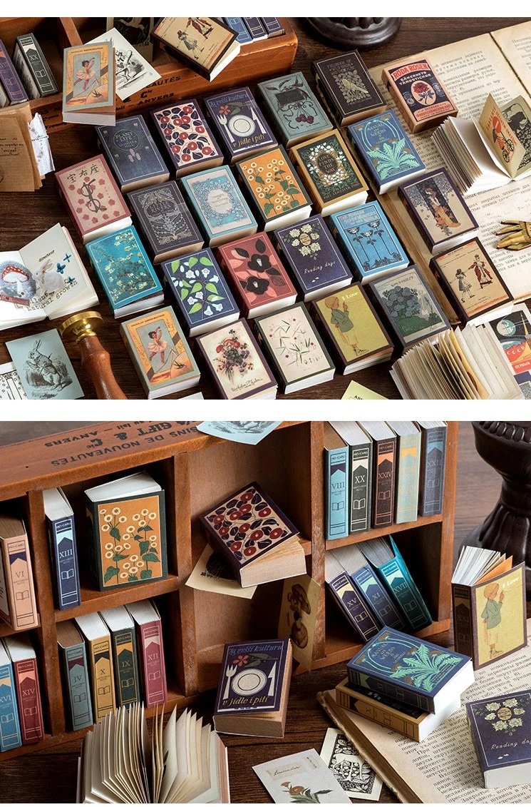 Matchbox Style Scrapbook Decoration Paper Notes