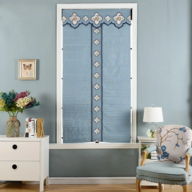 Supplier High Quality Embroider Roman Blinds Shade