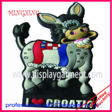 soft pvc fridge magnet sticker, soft PVC badge