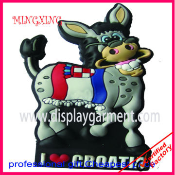 soft pvc fridge magnet sticker, soft PVC badge