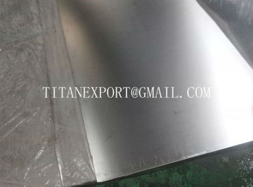 Titanium sheets for marine and airfare components