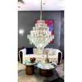 Объединенная гостиная в помещении Home Home Fancy Modern Luxury Hanging Vintage K9 Crystal люстры подвесной свет