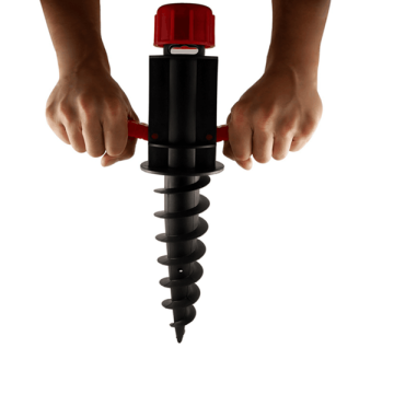 Black color beach umbrella auger, sun beach umbrella holder