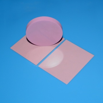 Substrato ceramico lucido in allumina rosa