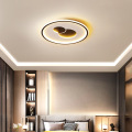 LEDER Golden Bedroom Ceiling Lamps