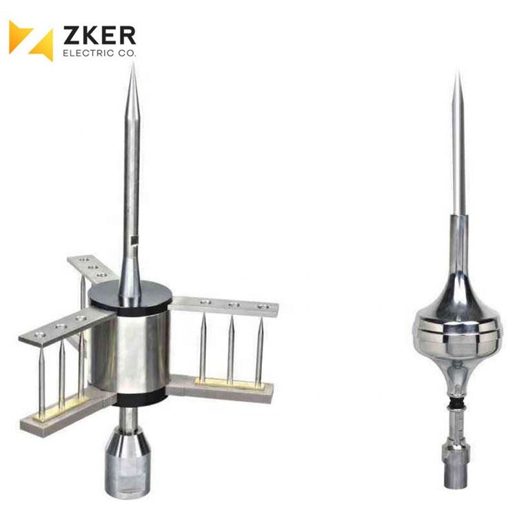 Stainless Steel Thunder Arrester For Lightning Protection System Pre-discharge Lightning Rod Lightning Arrestor