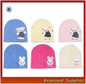 BBH017/ Soft cotton baby hat/ knitted newborn baby hat