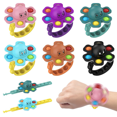 Vòng đeo tay bằng silicon Finger Finger Spinner Pops Fidget