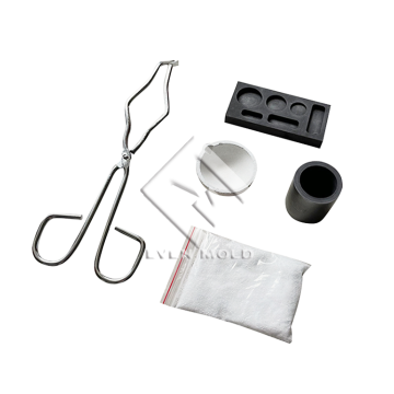 Graphite Torch Melting Casting Kit with Stir Rod and Quartz Crucible