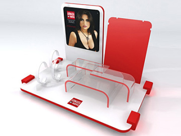 transparent acrylic CD display