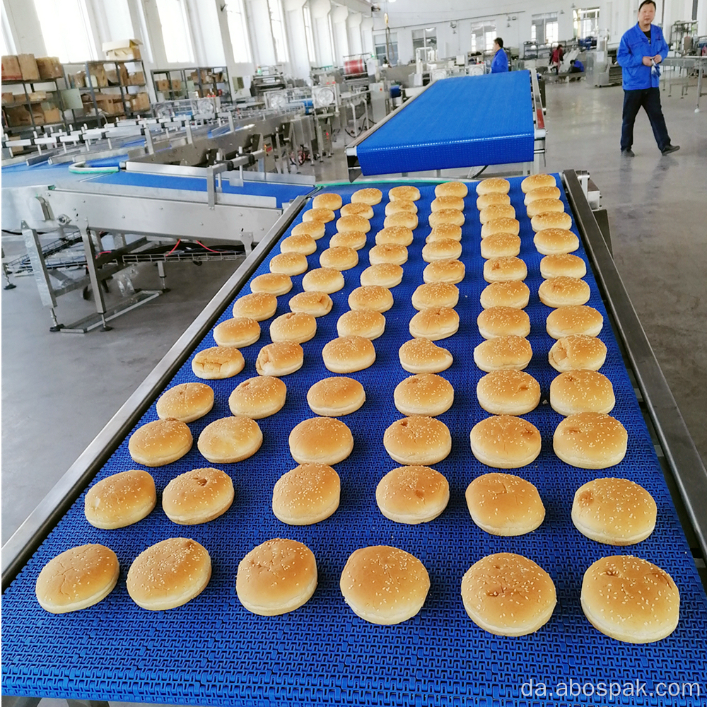 Burger Bun Bread Slicer Tæller Pillow Packaging Machine