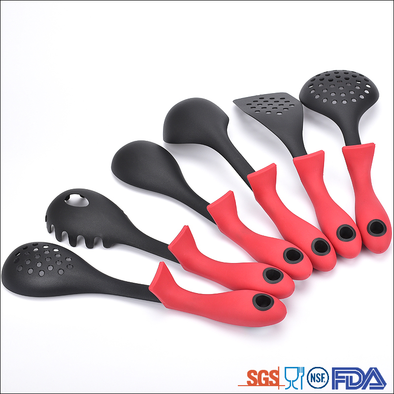 6 Piece household cooking nylon premium kitchen utensils