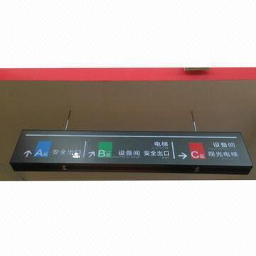 Railway station billboards, LED, made of stainless steel, 6ft length, customized colors are accepted