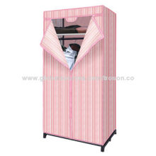 Fold-able wardrobe with 2 layers