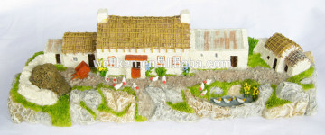 polystone Irish chicken farm models,3d famous building models