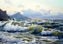 Classical seascape painting