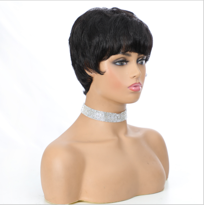 Wholesale Pixie Cut Human Hair Wigs, Pixie Cut Short Wig, Finger Wave Wig