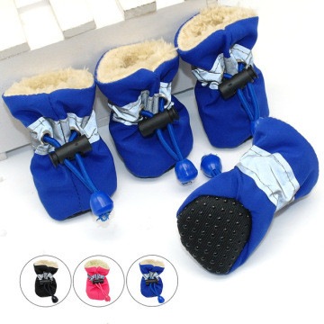 4pcs Waterproof Winter Pet Dog Shoes