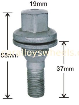 Automobile / Car Alloy Wheel Bolt / Bolt S Accessories 12*1.25