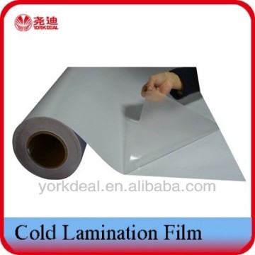 pvc self adhesive cold lamination film