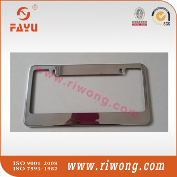 stainless steel license plate frame, number plate frame, SS metal plate frame