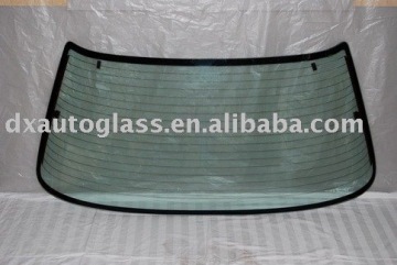 Laminated front windshield