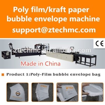 Automatic China famous aluminum bubble envelope machine