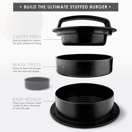 Non Stick Stuffed Burger Press Patty Maker