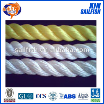 14mm 3-strand pp monofilament ropes