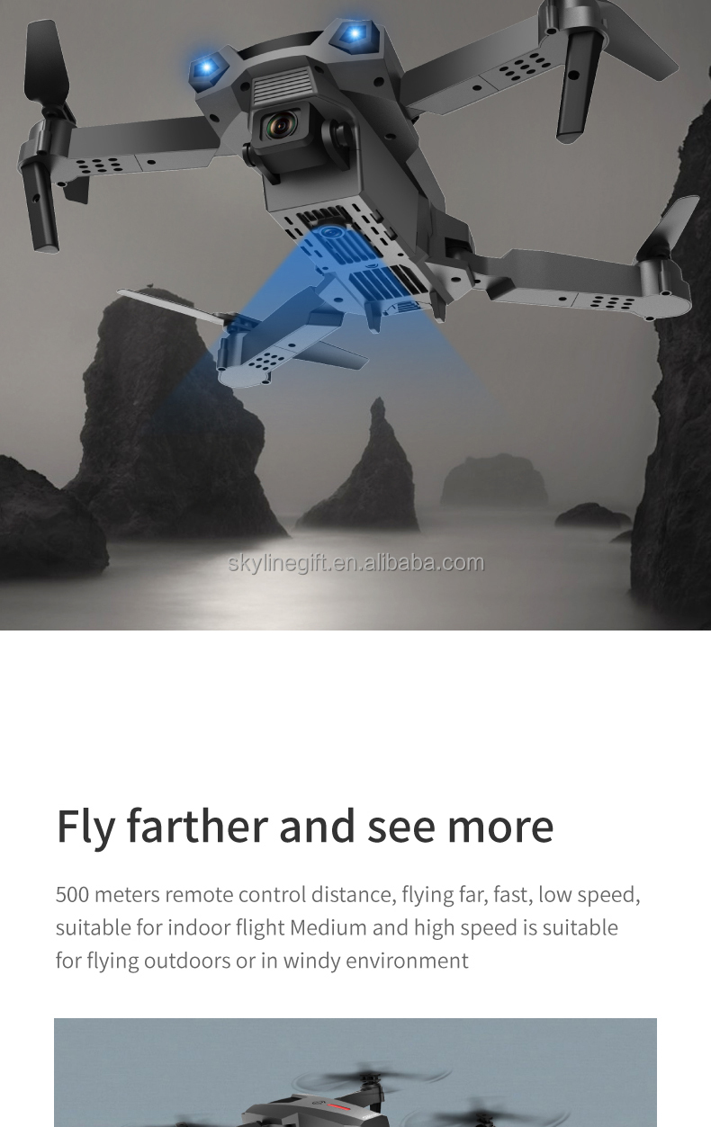 2021 New P5 Pro Drone 4k HD Dual Camera Visual Positioning WiFi Fpv Mini Drone Height Preservation Rc Quadcopter Gifts Toys