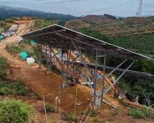 Drawing custom ground solar support