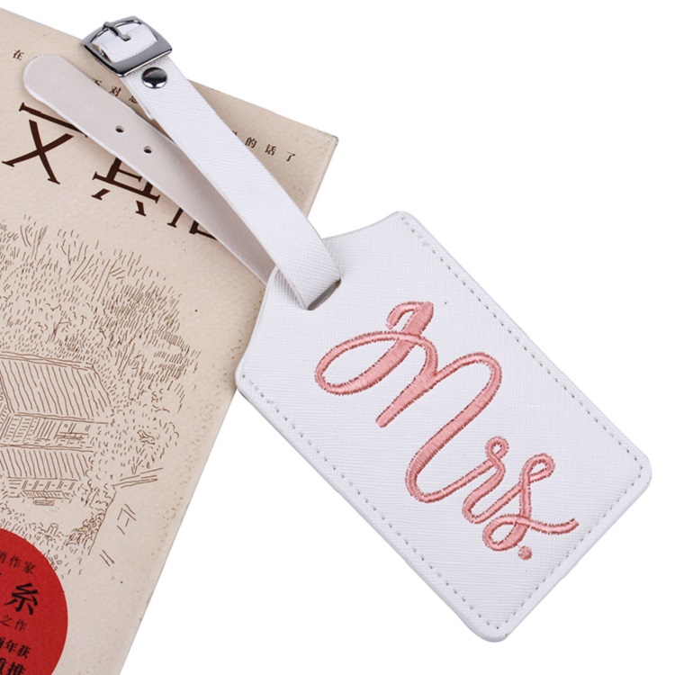 Embroidery Bag Invitation Label